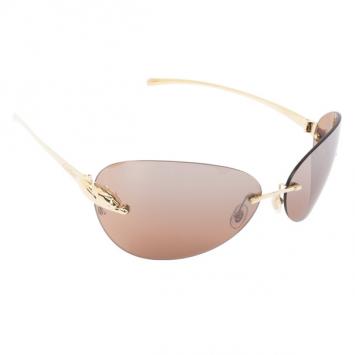 Cartier Panthere de Cartier Rimless Womens Sunglasses