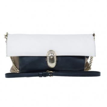 Christian Louboutin Khepira Tri-Color Clutch