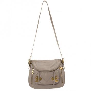 Marc by Marc Jacobs Black Petal To The Metal Natasha Flap Crossbody Bag