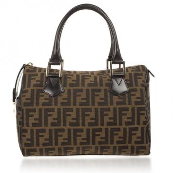 Fendi Zucca Chef Medium Boston Bag