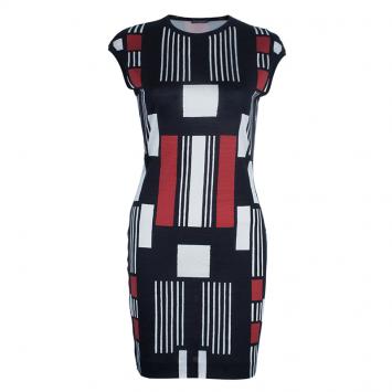 Alexander McQueen Geometric Print Dress L