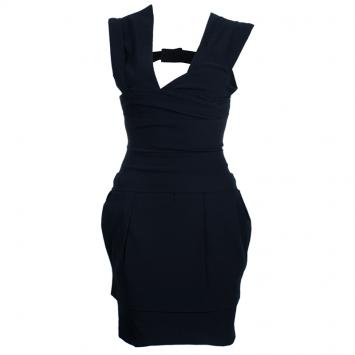 Preen By Thornton Bregazzi Black Power Dress M