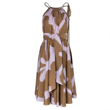 Diane Von Furstenberg Naro Printed Dress S