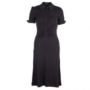 Diane Von Furstenberg Brown Wool Shirt Dress M