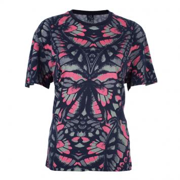McQ By Alexander McQueen Butterfly Printed Boyfriend T-Shirt L