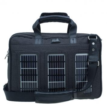 Pre Owned Dunhill Black Nylon Avorities Solar Panel Messenger Bag