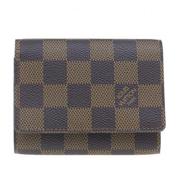 Louis Vuitton Damier Ebene Canvas Business Card Holder