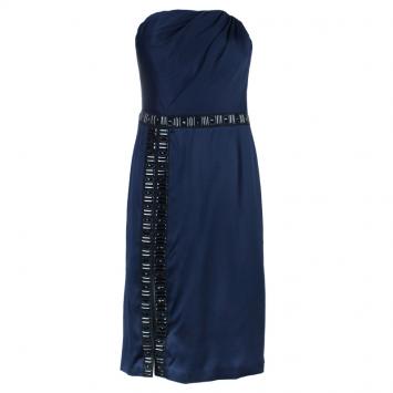 Giorgio Armani Silk Embellished SS Cocktail Dress S