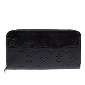 Louis Vuitton Amarante Monogram Vernis Leather Zippy Wallet