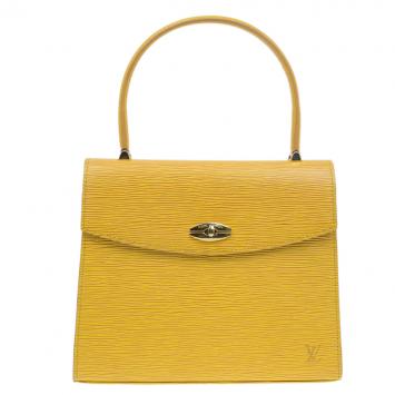 Louis Vuitton Yellow Epi Leather Malesherbes Bag
