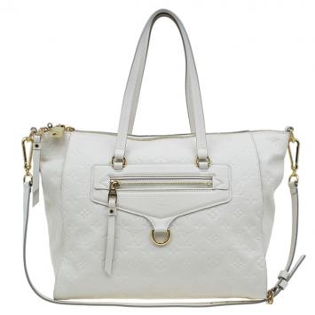 Louis Vuitton White Monogram Empreinte Leather Lumineuse PM