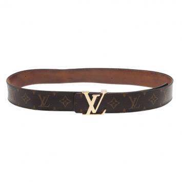 Pre Owned Louis Vuitton Monogram Canvas Initiales Belt 95CM