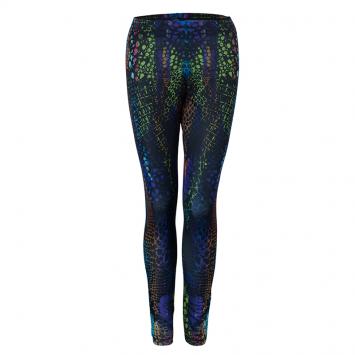 McQ Alexander McQueen Multicolor Kaleidoscope Crocodile Leggings