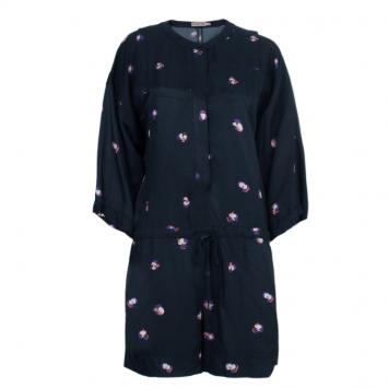 See by Chloe Long Sleeve Floral Print Romper S