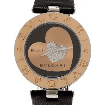 Bvlgari Heart Motif Stainless Steel B-Zero1 Women's 30MM