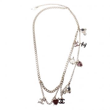 Chanel CC Charms Chain Necklace Belt