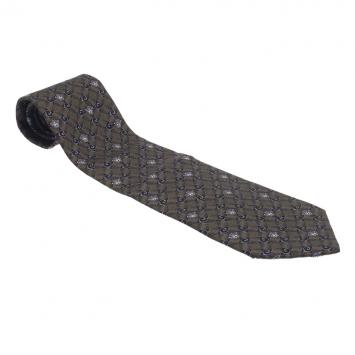 Pre Owned Versace Grey Medusa Tie