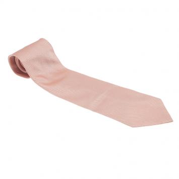Pre Owned Versace Pink Silk Tie