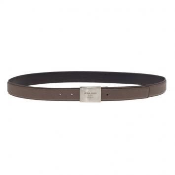 Pre Owned Giorgio Armani Beige Leather Belt Size 50