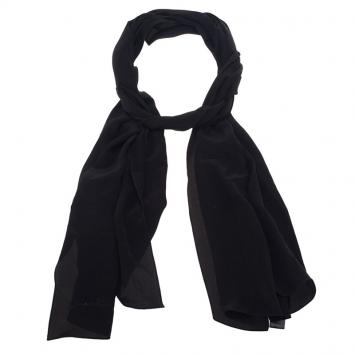Giorgio Armani Black Silk Scarf