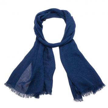 Gucci Navy Blue Interlocking GG Scarf