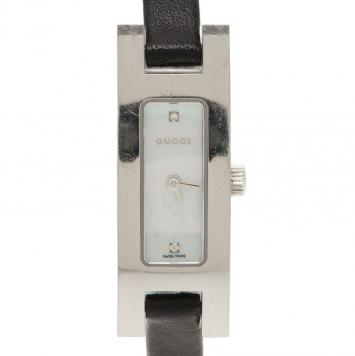 Gucci Mother of Pearl Stainless Steel 3900 L Women's Wristwatch 12MM