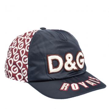 Pre Owned Dolce & Gabbana Multicolor Nylon DG Logo Print Baseball Cap XL