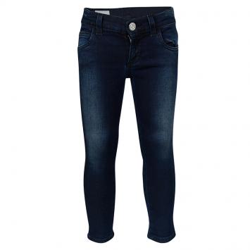 Pre Owned Gucci Indigo Dark Wash Faded Effect Denim Skinny Jeans 4 Yrs