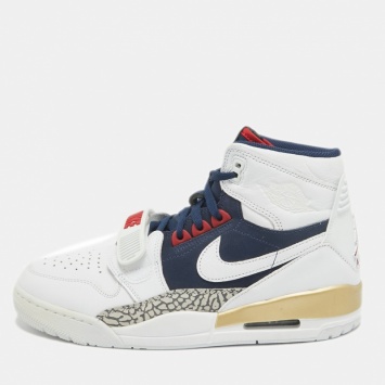 مملوكة مسبقًا Air Jordans Multicolor Leather Jordan Legacy 312 Olympic Sneakers Size 43