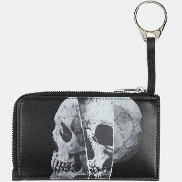 Pre Owned Alexander McQueen Leather Card Holder