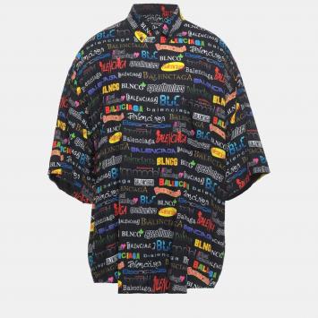 Pre Owned Balenciaga Viscose Shirt 38