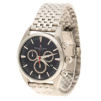 Pre Owned Bernhard H Mayer Blue Stainless Steel Ascent Chronograph Men's Wristwatch 44 mm