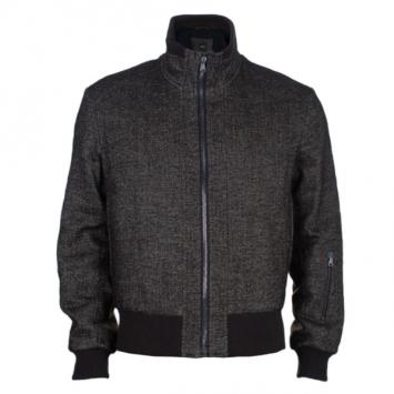 Pre Owned BOSS by Hugo Boss Brown Wool Bomber Men's Jacket M