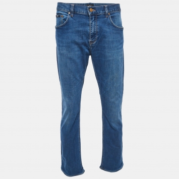Pre Owned Boss By Hugo Boss Blue Denim Regular Fit Jeans XL Waist 36"