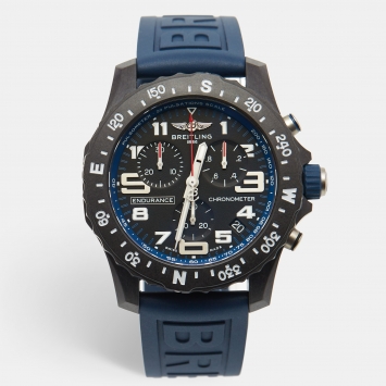 Pre Owned Breitling Black Ultralight Polymer Rubber Endurance Pro X82310D51B1S1 Men's Wristwatch 44 MM