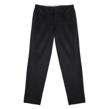 Pre Owned Brioni Black Roman Style Wool Trousers 4XL
