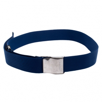 Pre Owned Burberry Blue Canvas Zach Webbing Belt 100CM