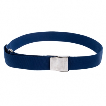 Pre Owned Burberry Blue Canvas Zach Buckle Belt 125 CM
