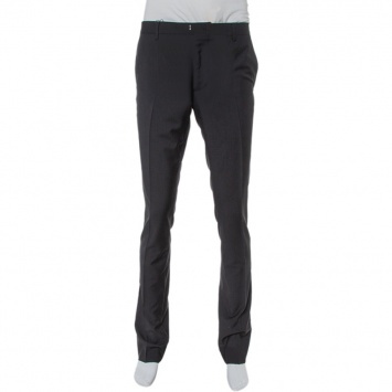 Pre Owned Burberry Black Wool Millbank Tailored Trousers S 