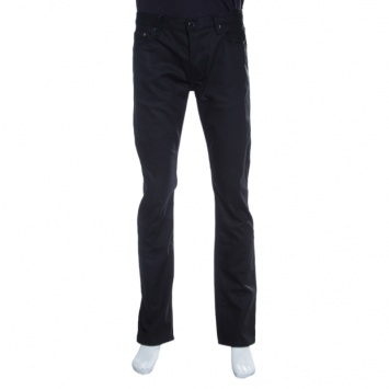 Pre Owned Burberry London Black Regular Fit Steadman Jeans L