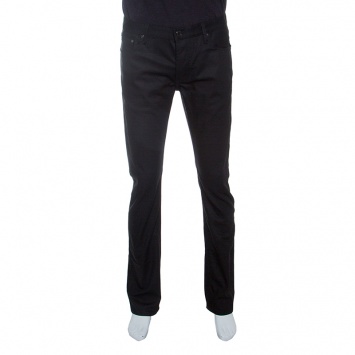 Pre Owned Burberry London Black Regular Fit Steadman Jeans L