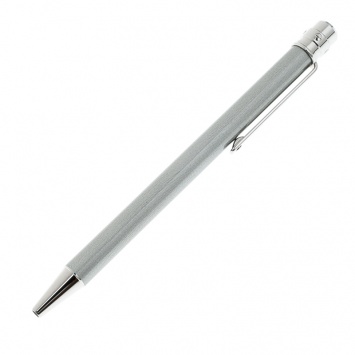 Pre Owned Cartier Santos de Cartier Silver Lacquer Palladium Finish Ballpoint Pen