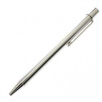 Pre Owned Cartier Textured Silver Tone Ballpoint Pen
