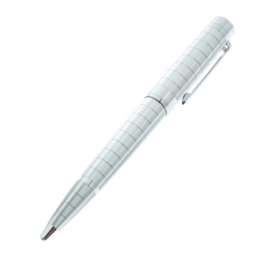 Pre Owned Cartier Pasha de Cartier Textured Platinum Finish Ballpoint Pen