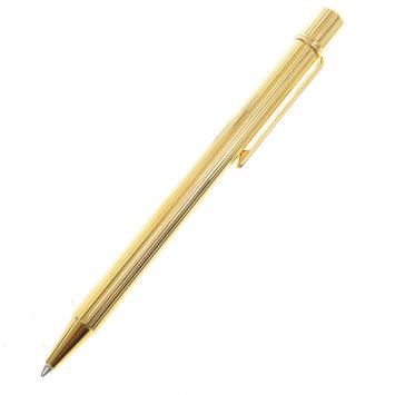 Pre Owned Santos De Cartier Gold Plated Ballpoint Pen