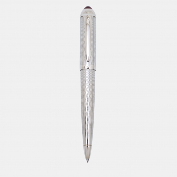 Pre Owned Cartier R de Cartier Palladium Finish Ballpoint Pen