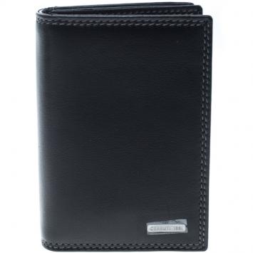 Pre Owned Cerruti 1881 Black Leather Rodi Card Case