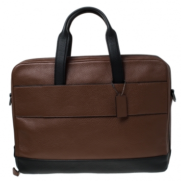 مملوكة مسبقًا Coach Brown Leather Ultimate Briefcase