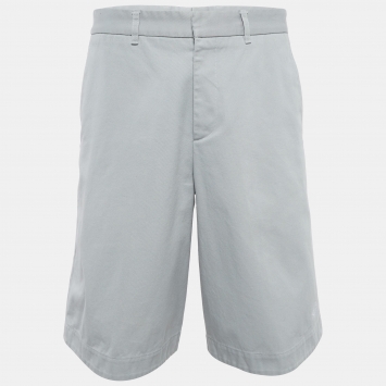 Pre Owned Dior Homme X Air Jordon Grey Cotton Shorts M