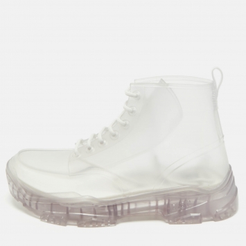 Dior Transparent Rubber High Top Boots Size 42